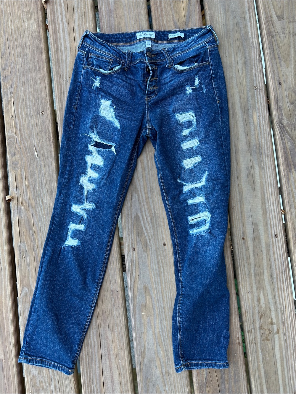 Daisy Indigo Ripped Skinny Jeans